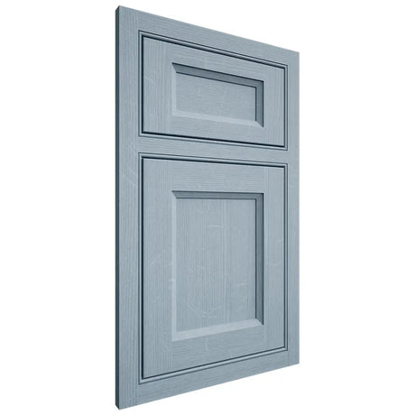 Shiloh Cabinetry Beaded Inset Greensboro White Oak Quarter Sawn Sky Door