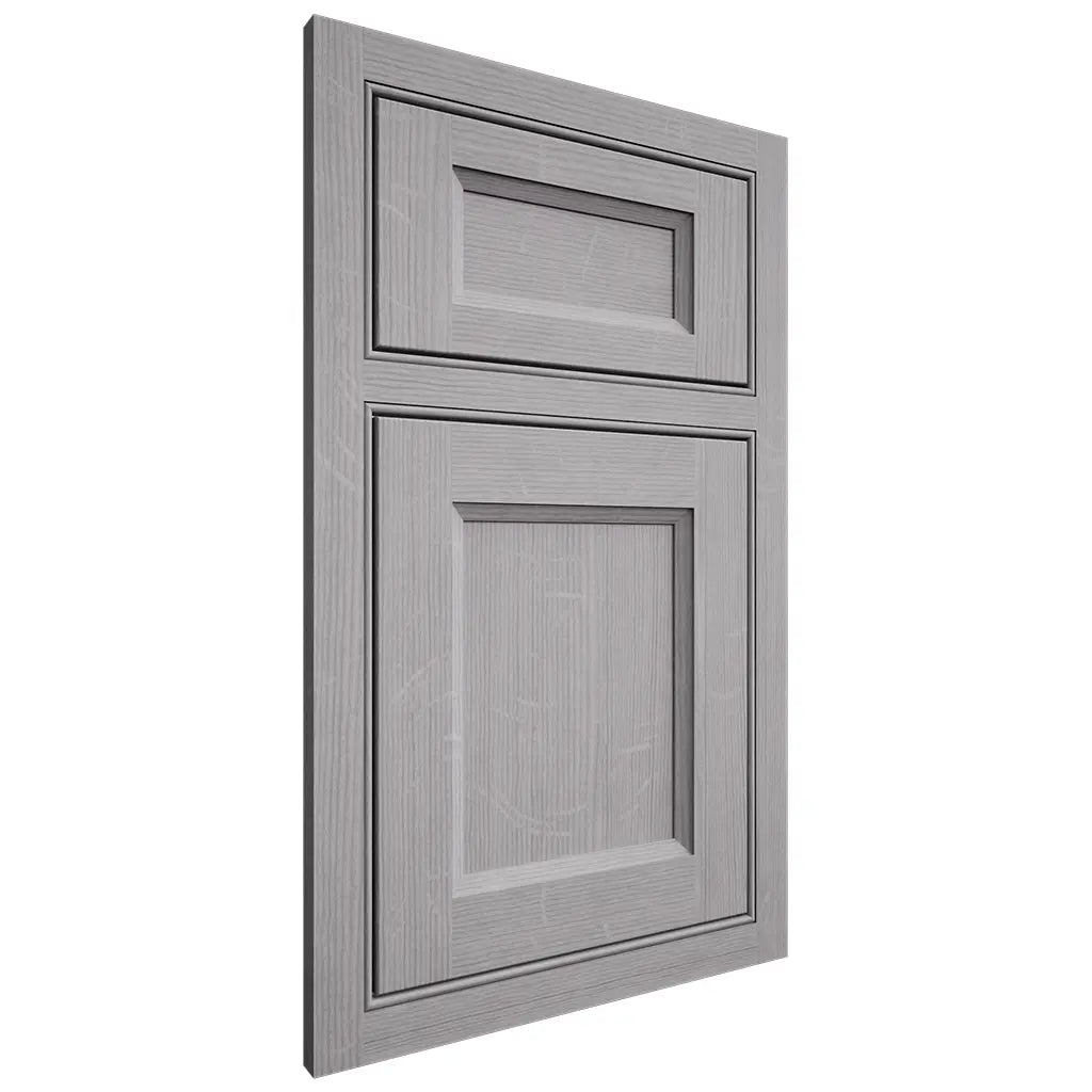 Shiloh Cabinetry Beaded Inset Greensboro White Oak Quarter Sawn Stratus Door