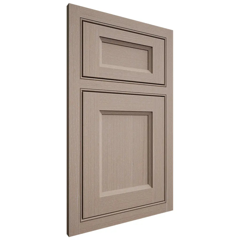 Shiloh Cabinetry Beaded Inset Greensboro White Oak Quarter Sawn Whitewash Door