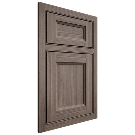 Shiloh Cabinetry Beaded Inset Greensboro White Oak Rift Cut Clay Door