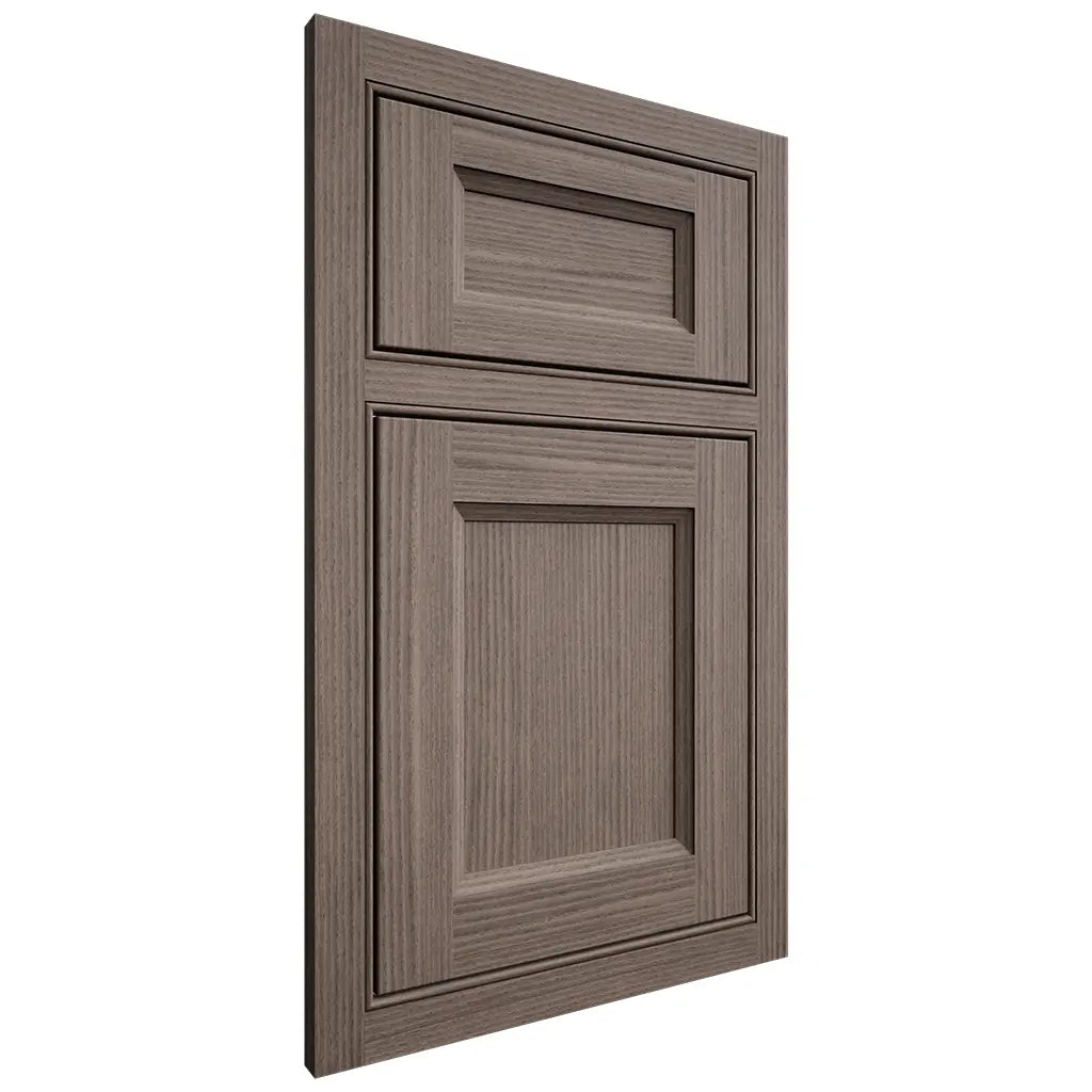 Shiloh Cabinetry Beaded Inset Greensboro White Oak Rift Cut Clay Door