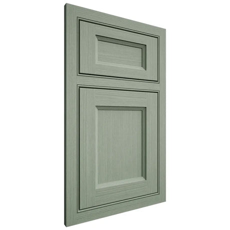 Shiloh Cabinetry Beaded Inset Greensboro White Oak Rift Cut Moss Door