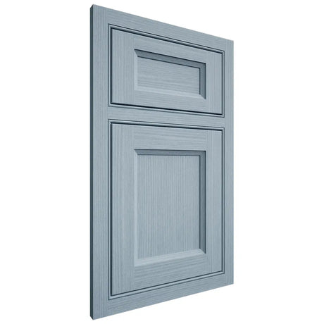 Shiloh Cabinetry Beaded Inset Greensboro White Oak Rift Cut Sky Door