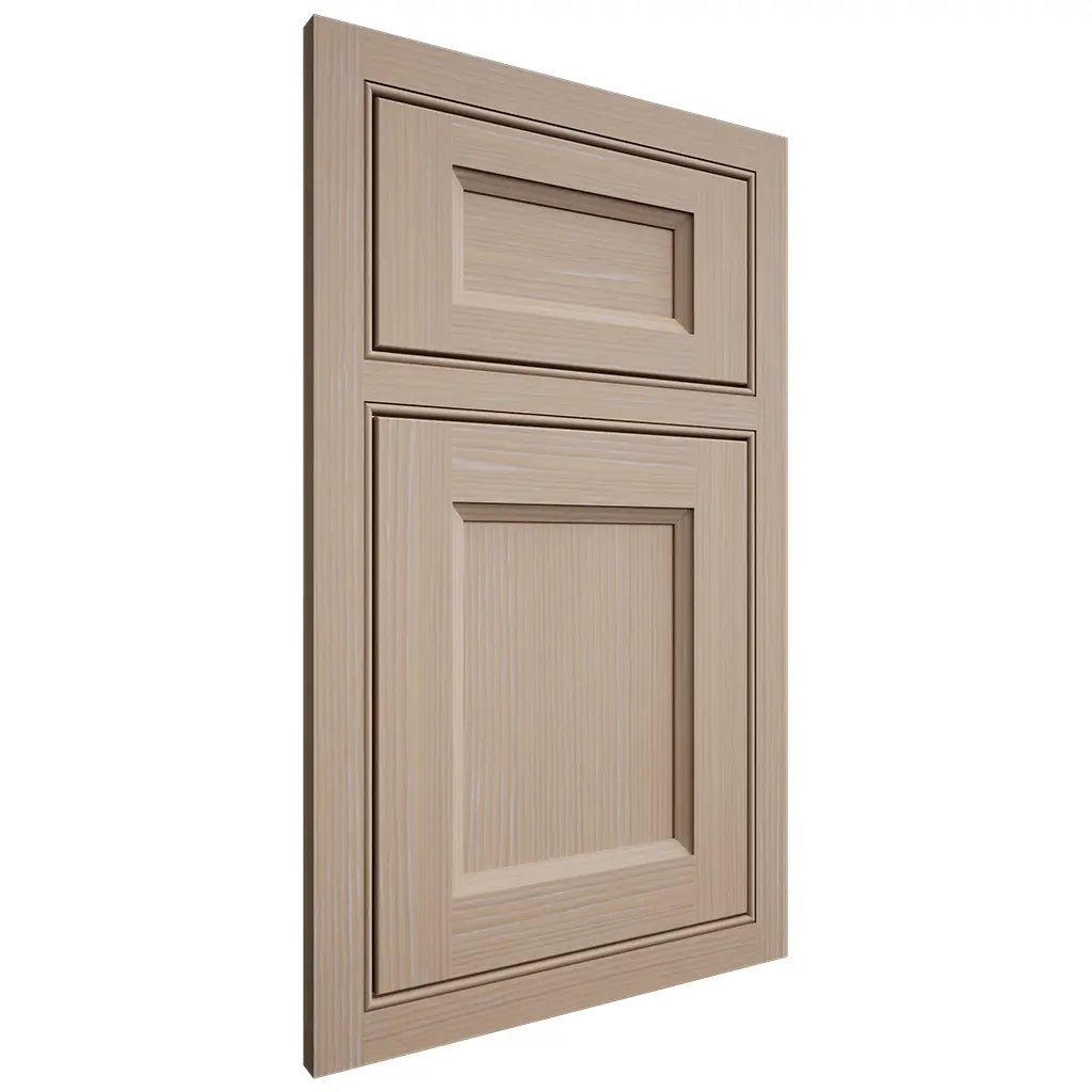 Shiloh Cabinetry Beaded Inset Greensboro White Oak Rift Cut Straw Door