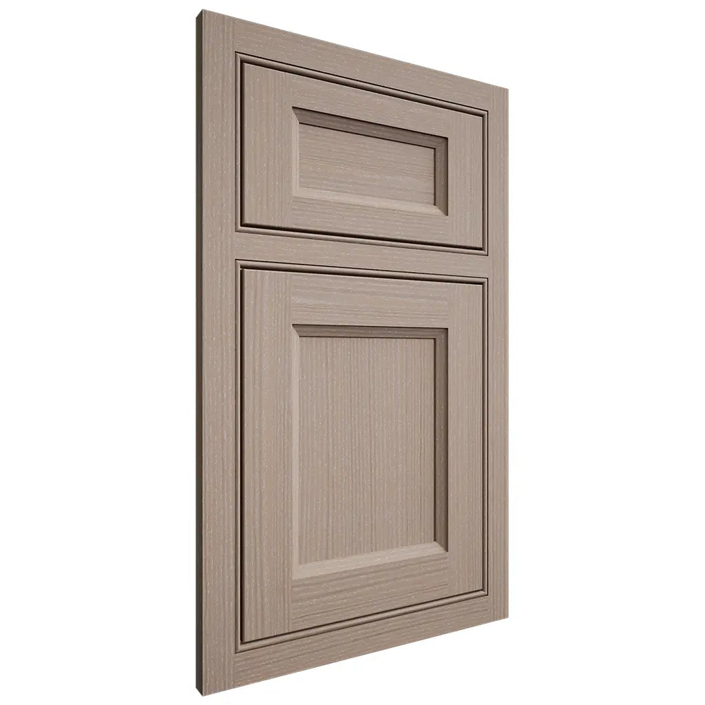 Shiloh Cabinetry Beaded Inset Greensboro White Oak Rift Cut Whitewash Door