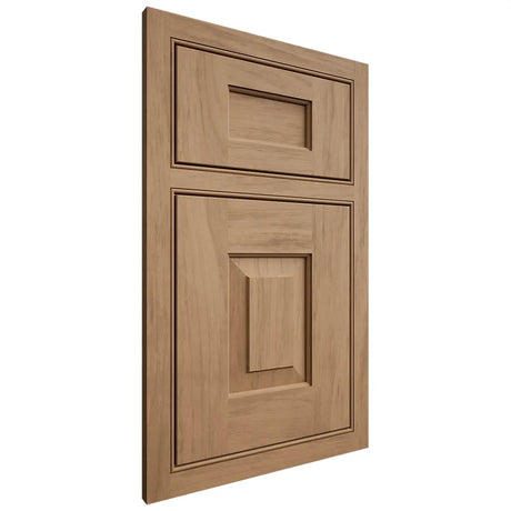Shiloh Cabinetry Beaded Inset Hamlin Alder Plain Cut Dusty Road Door
