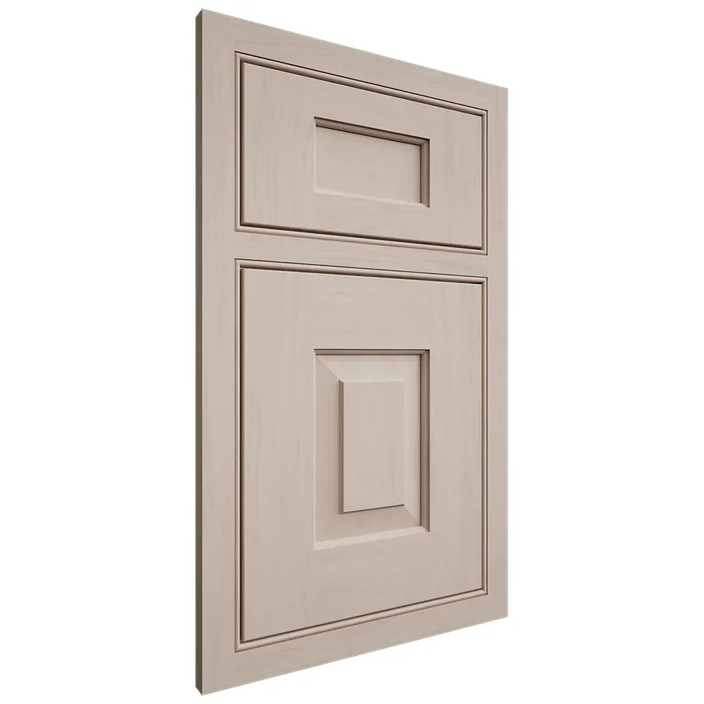Shiloh Cabinetry Beaded Inset Hamlin Alder Plain Cut White Sands Door