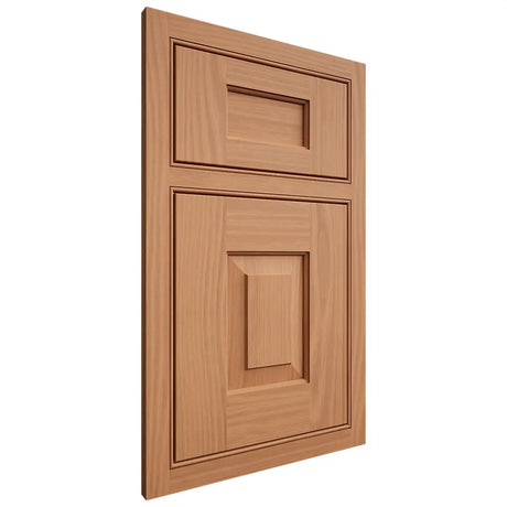 Shiloh Cabinetry Beaded Inset Hamlin Cherry Plain Cut Natural Door