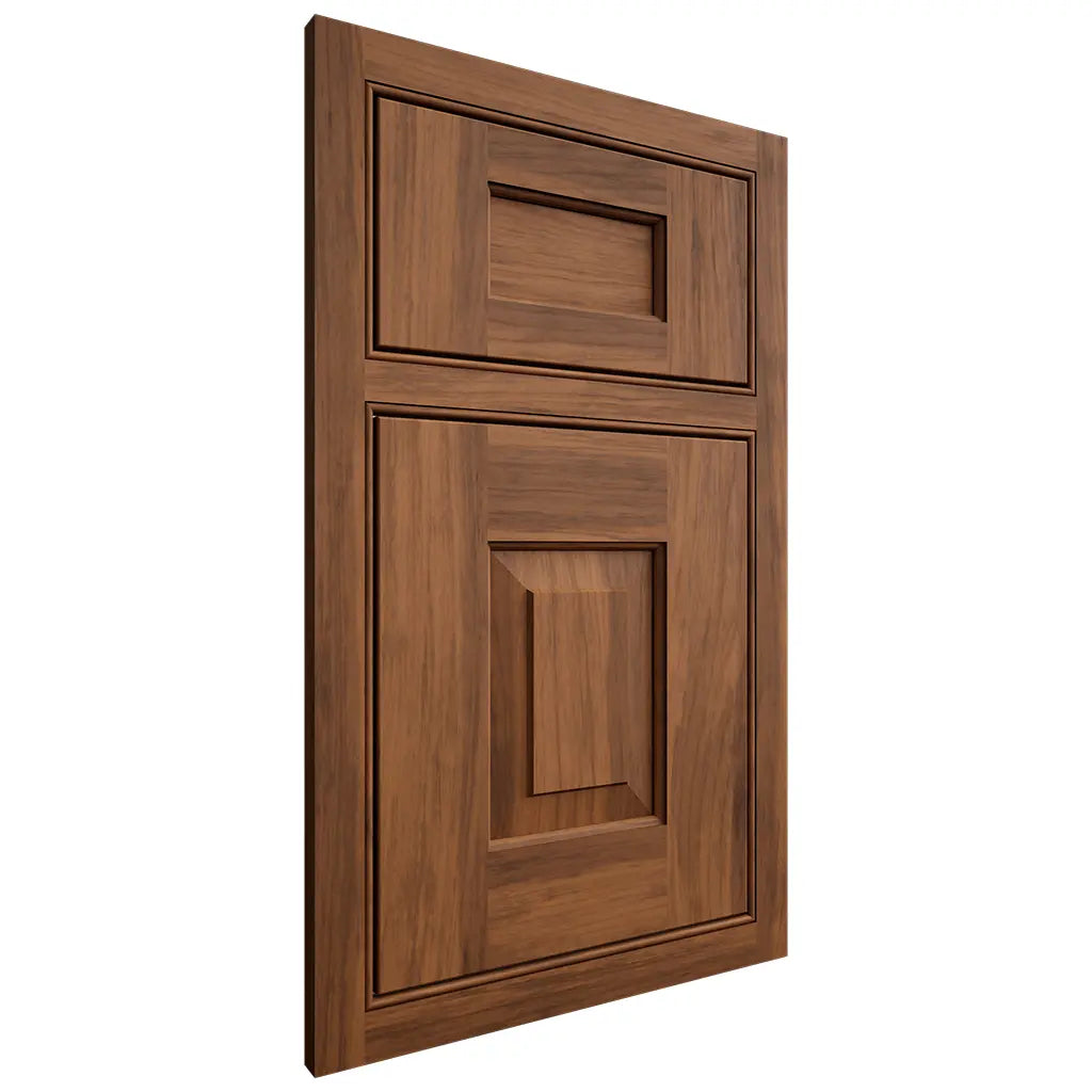 Shiloh Cabinetry Beaded Inset Hamlin Hickory Plain Cut Burnt Sugar Door