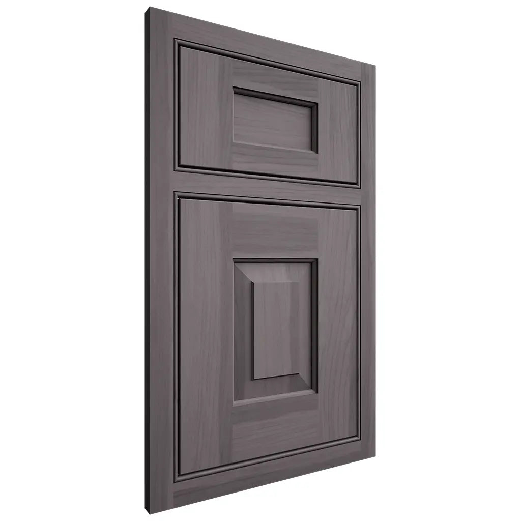 Shiloh Cabinetry Beaded Inset Hamlin Hickory Plain Cut Cadet Door