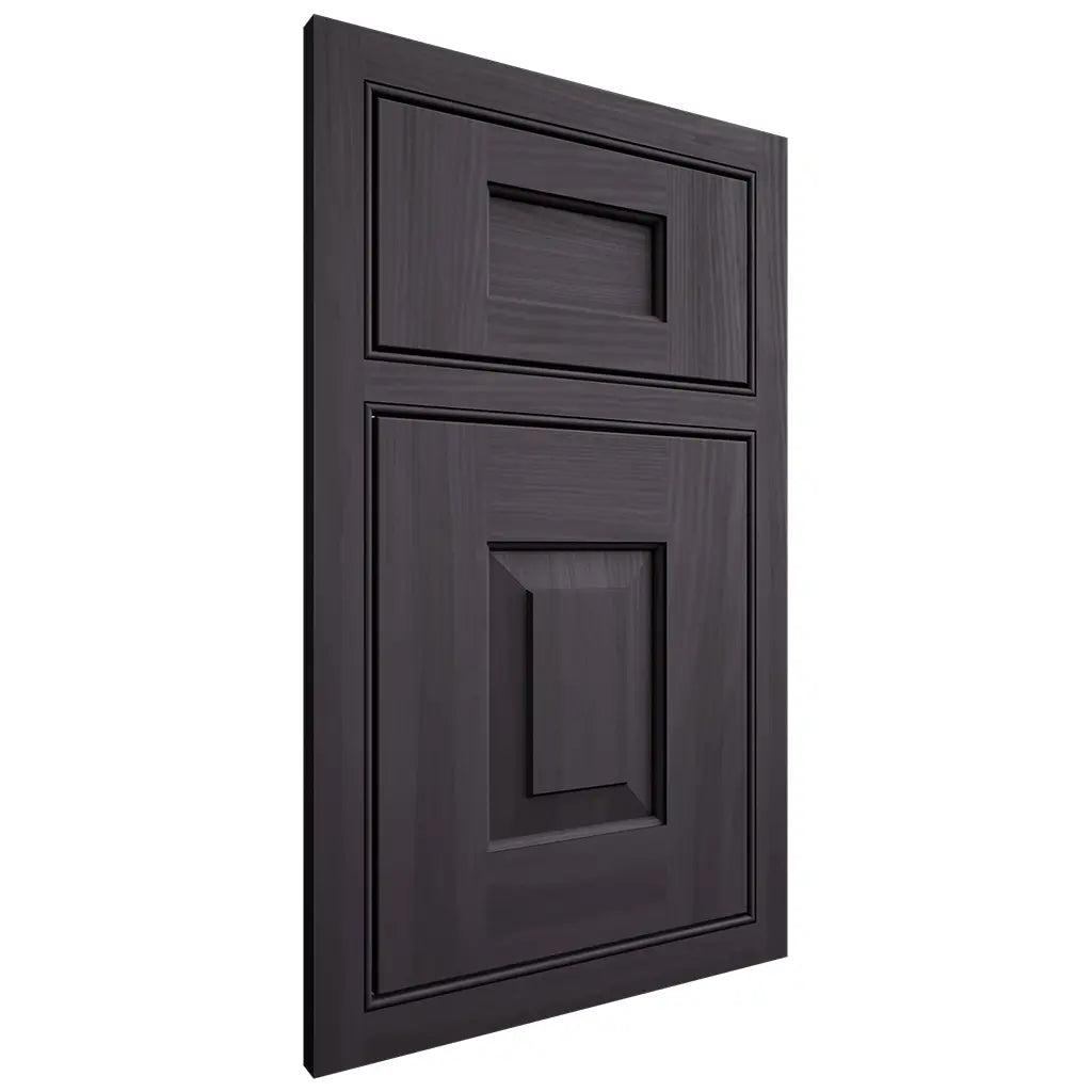 Shiloh Cabinetry Beaded Inset Hamlin Hickory Plain Cut Harbor Door