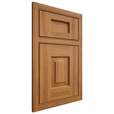 Shiloh Cabinetry Beaded Inset Hamlin Hickory Plain Cut Medium Door