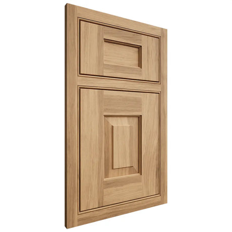 Shiloh Cabinetry Beaded Inset Hamlin Hickory Plain Cut Natural Door