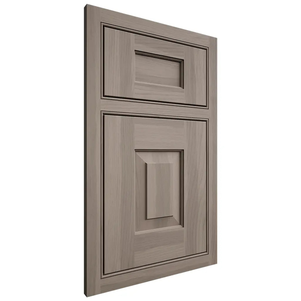 Shiloh Cabinetry Beaded Inset Hamlin Hickory Plain Cut Sterling Door