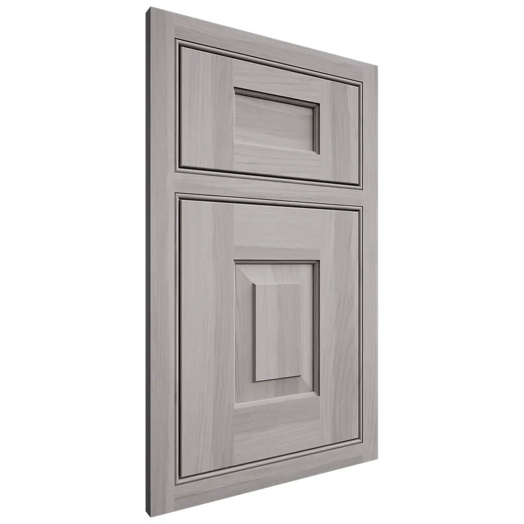 Shiloh Cabinetry Beaded Inset Hamlin Hickory Plain Cut Stratus Door