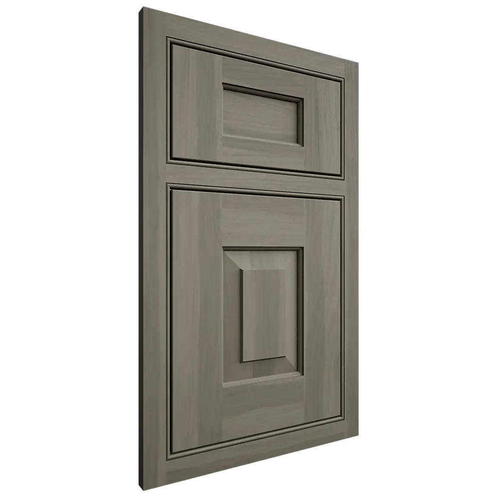 Shiloh Cabinetry Beaded Inset Hamlin Hickory Plain Cut Thyme Door
