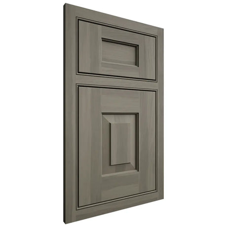 Shiloh Cabinetry Beaded Inset Hamlin Hickory Plain Cut Thyme Door