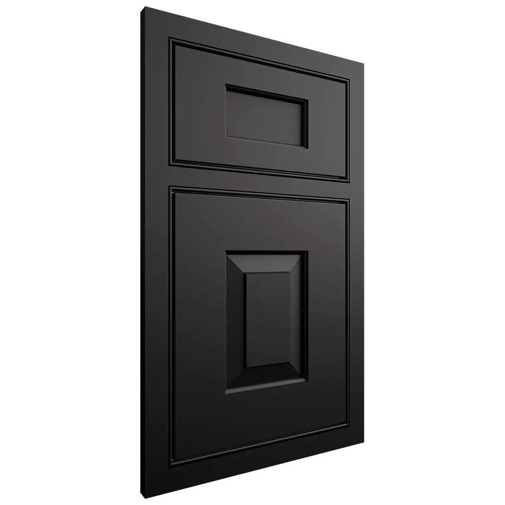 Shiloh Cabinetry Beaded Inset Hamlin Paintable Black Door