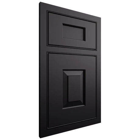 Shiloh Cabinetry Beaded Inset Hamlin Paintable Black Door