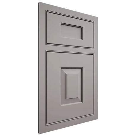 Shiloh Cabinetry Beaded Inset Hamlin Paintable Dovetail Gray Door