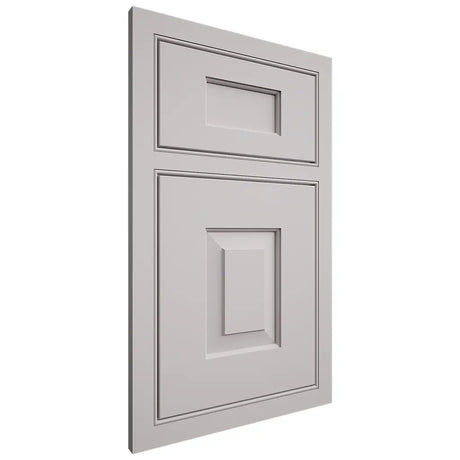 Shiloh Cabinetry Beaded Inset Hamlin Paintable Light French Gray Door