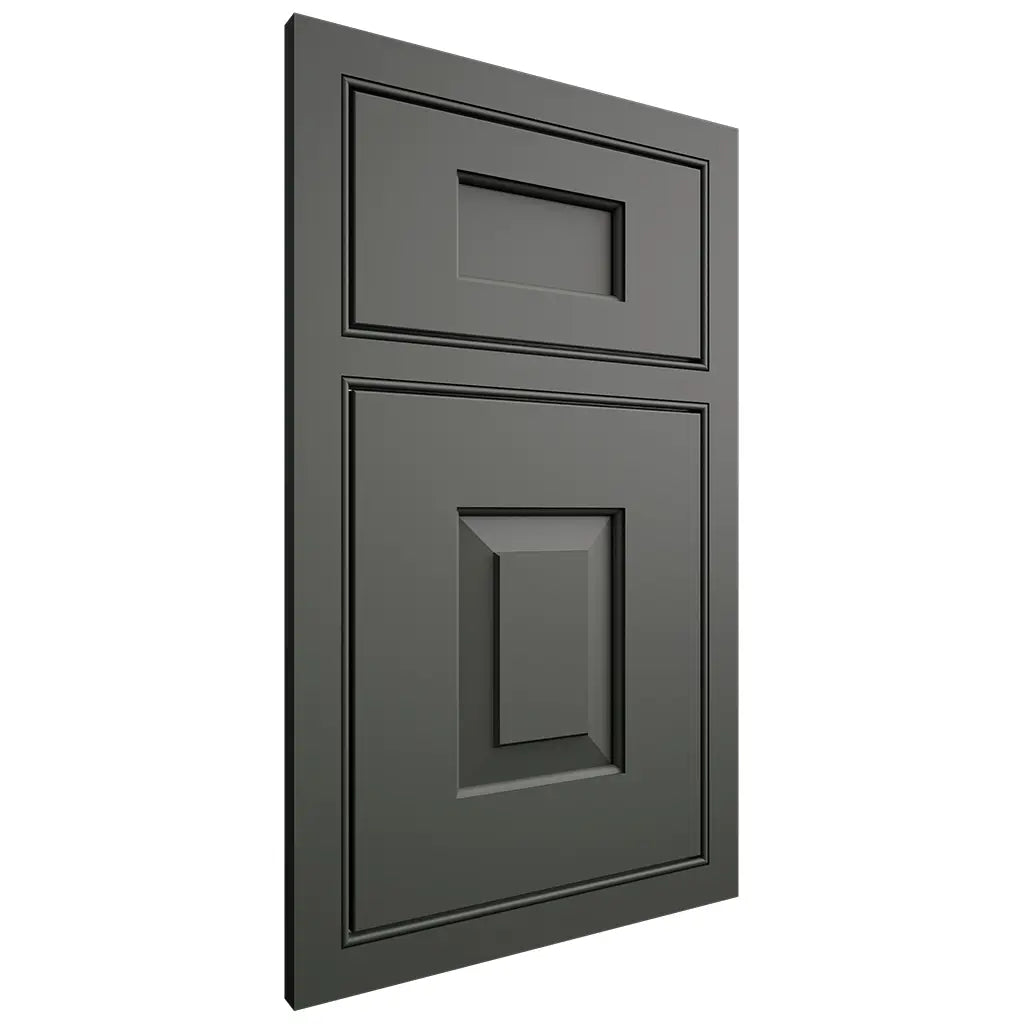 Shiloh Cabinetry Beaded Inset Hamlin Paintable Pewter Green Door