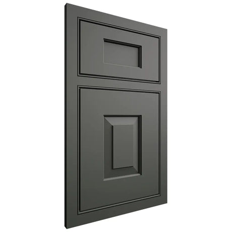 Shiloh Cabinetry Beaded Inset Hamlin Paintable Pewter Green Door