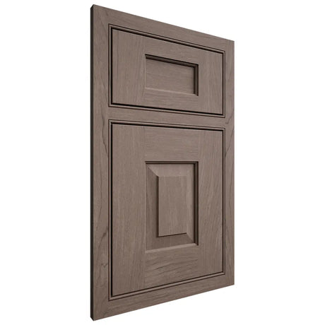 Shiloh Cabinetry Beaded Inset Hamlin Poplar Plain Cut River Rock Door