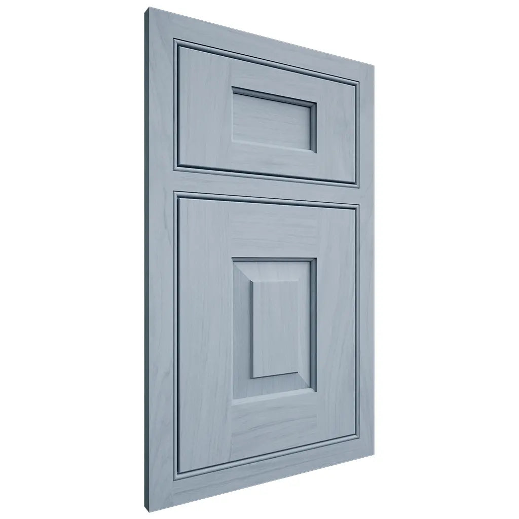 Shiloh Cabinetry Beaded Inset Hamlin Poplar Plain Cut Sky Door