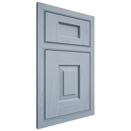 Shiloh Cabinetry Beaded Inset Hamlin Poplar Plain Cut Sky Door