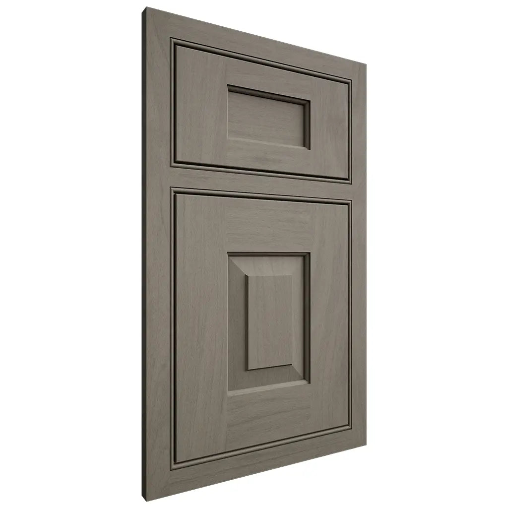 Shiloh Cabinetry Beaded Inset Hamlin Poplar Plain Cut Thyme Door