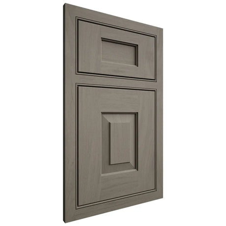 Shiloh Cabinetry Beaded Inset Hamlin Poplar Plain Cut Thyme Door