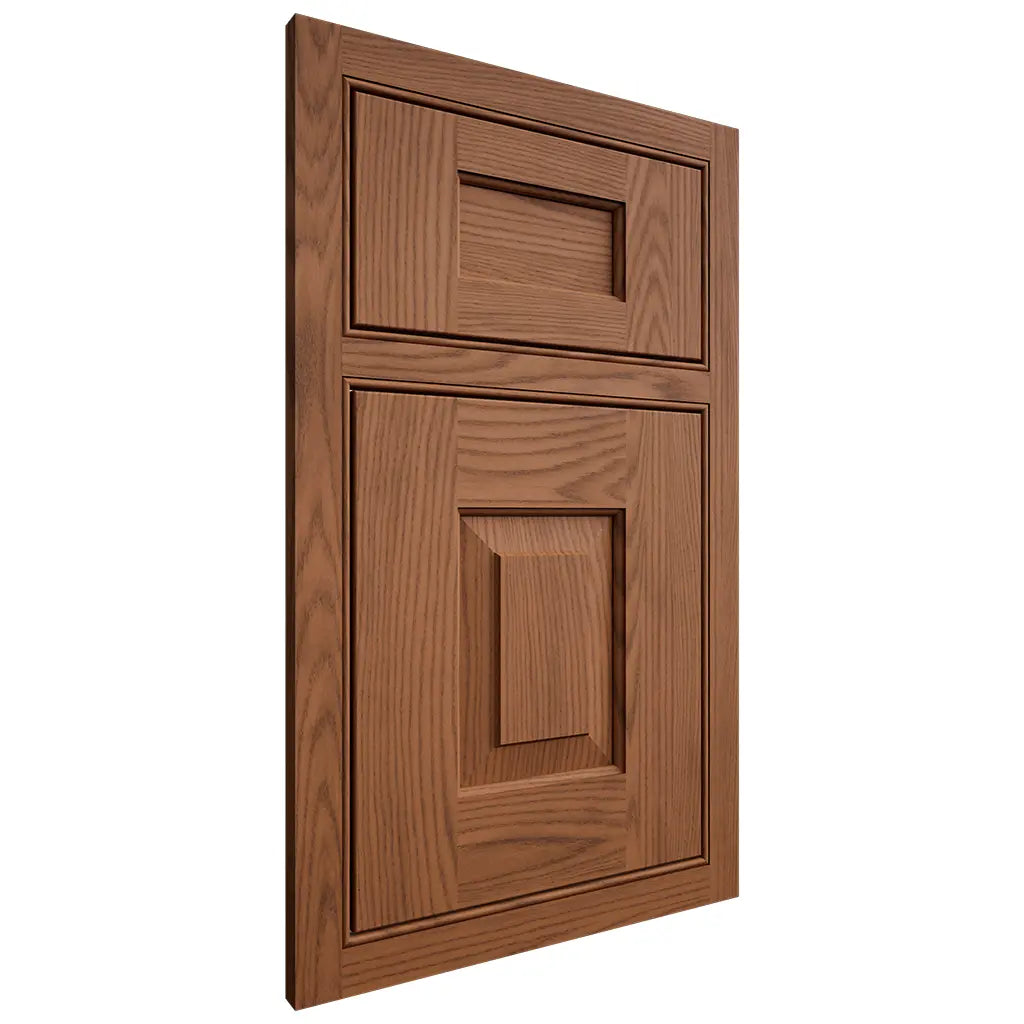 Shiloh Cabinetry Beaded Inset Hamlin Red Oak Plain Cut Braun Door