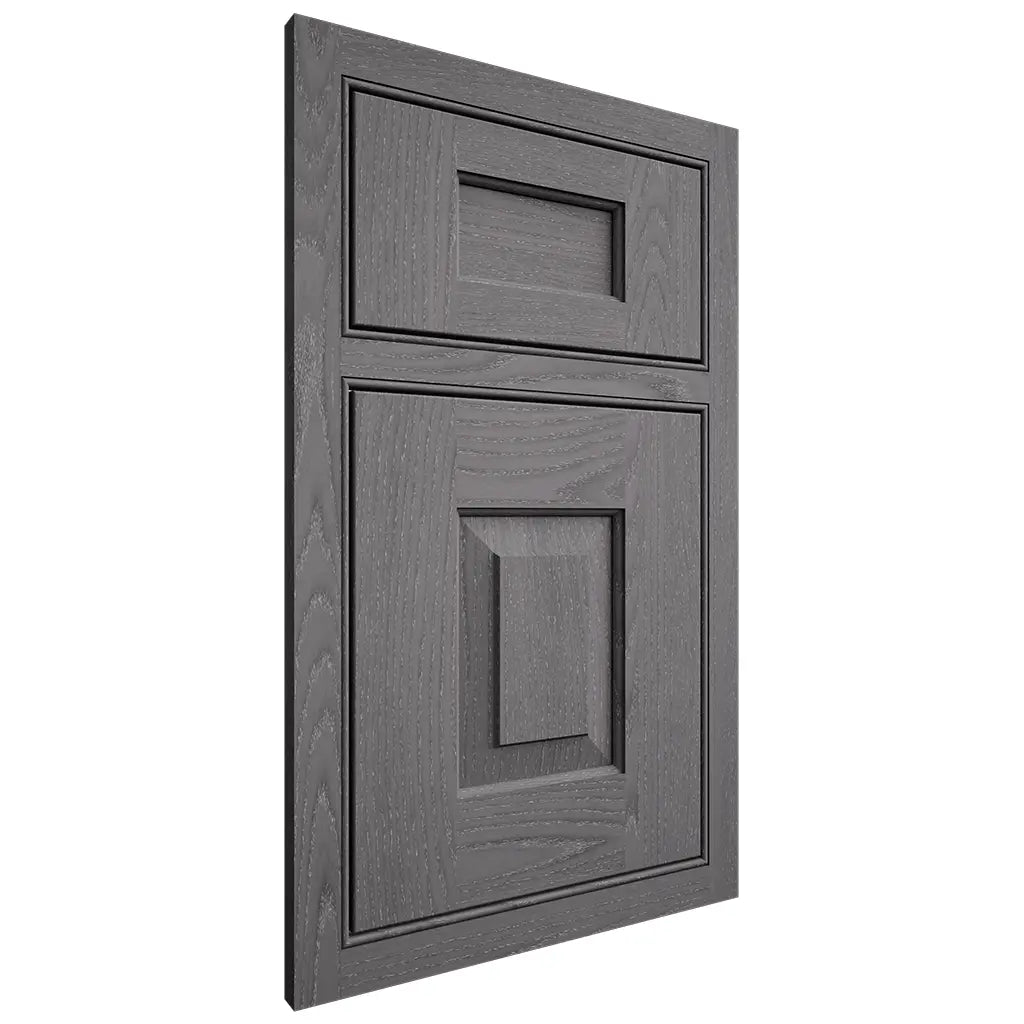 Shiloh Cabinetry Beaded Inset Hamlin Red Oak Plain Cut Cadet Door