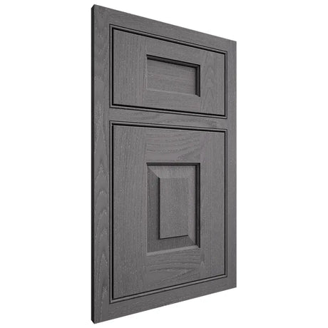 Shiloh Cabinetry Beaded Inset Hamlin Red Oak Plain Cut Cadet Door