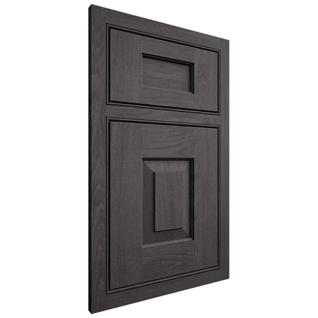 Shiloh Cabinetry Beaded Inset Hamlin Red Oak Plain Cut Harbor Door