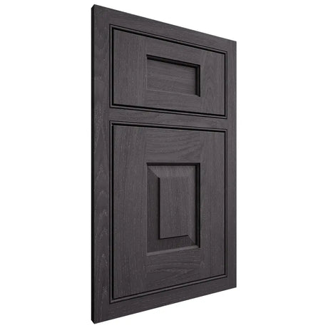 Shiloh Cabinetry Beaded Inset Hamlin Red Oak Plain Cut Harbor Door