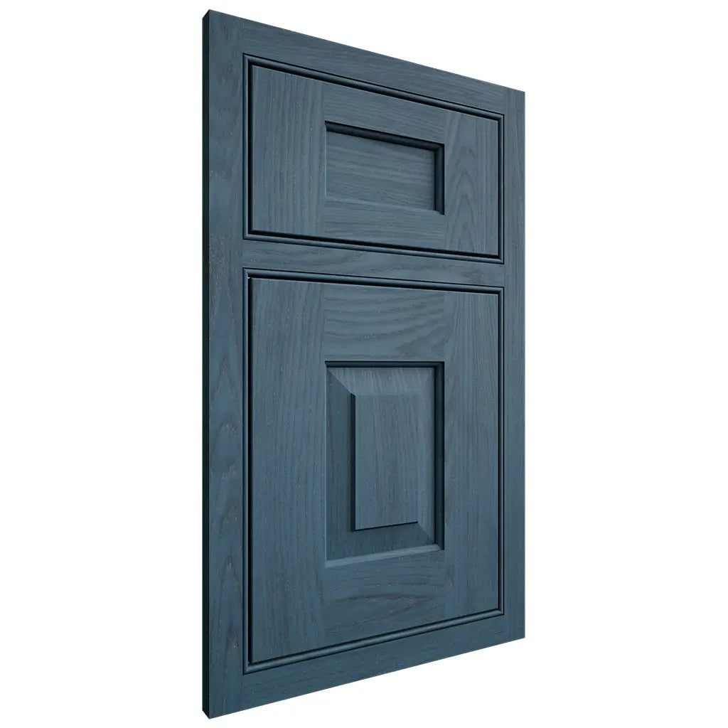 Shiloh Cabinetry Beaded Inset Hamlin Red Oak Plain Cut Hudson Door