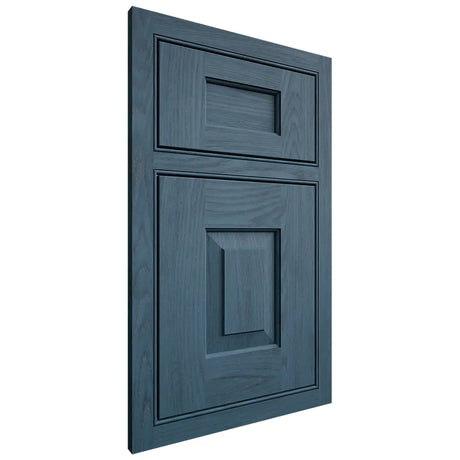 Shiloh Cabinetry Beaded Inset Hamlin Red Oak Plain Cut Hudson Door