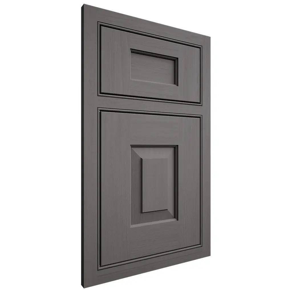 Shiloh Cabinetry Beaded Inset Hamlin Walnut Plain Cut Cadet Door