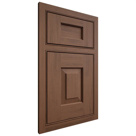 Shiloh Cabinetry Beaded Inset Hamlin Walnut Plain Cut Natural Door