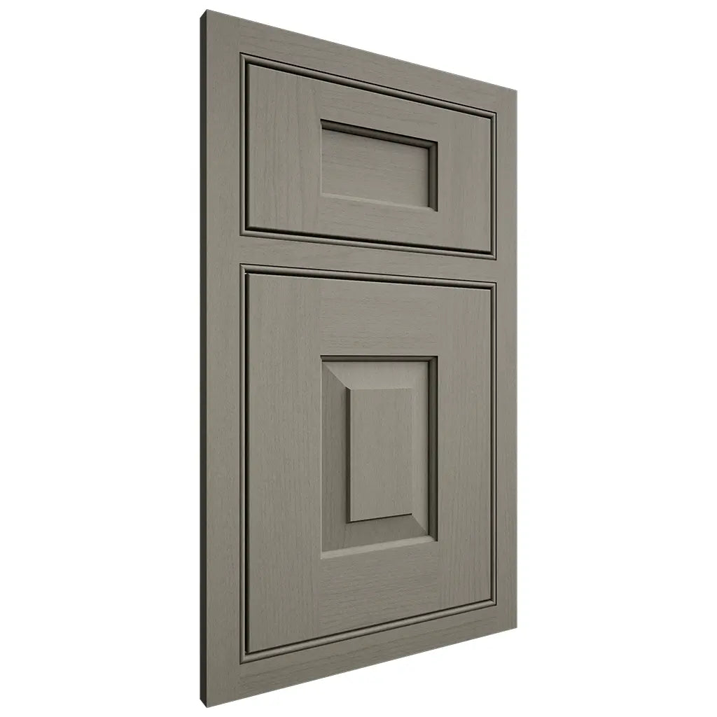 Shiloh Cabinetry Beaded Inset Hamlin Walnut Plain Cut Thyme Door