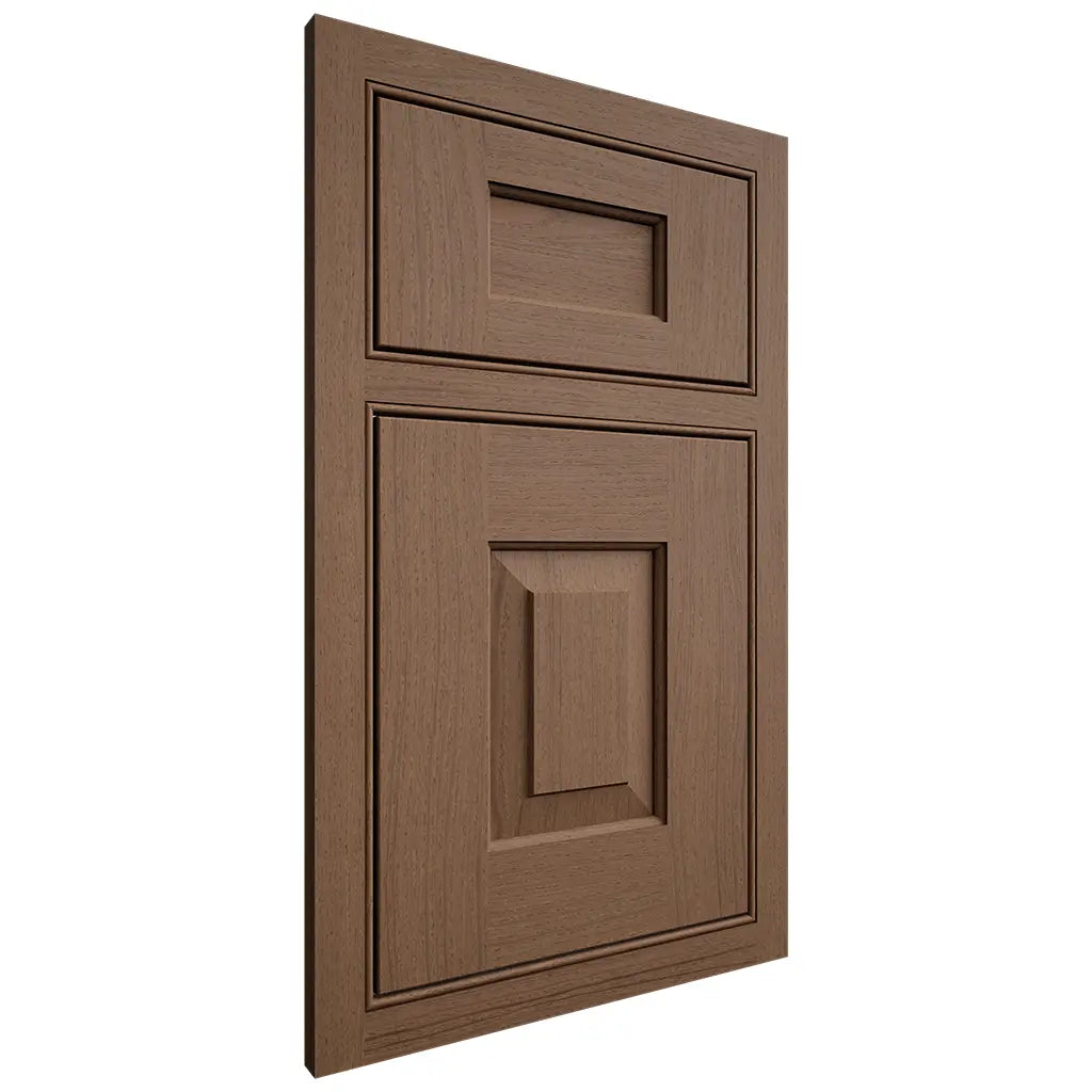 Shiloh Cabinetry Beaded Inset Hamlin White Oak Plain Cut Autumn Door