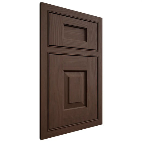 Shiloh Cabinetry Beaded Inset Hamlin White Oak Plain Cut Braun Door