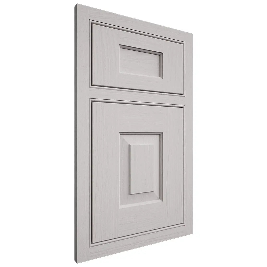 Shiloh Cabinetry Beaded Inset Hamlin White Oak Plain Cut Cotton Door