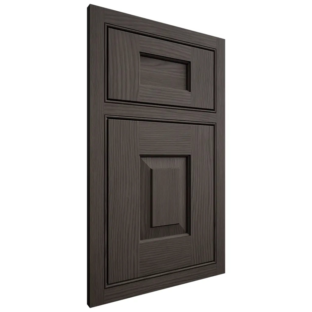 Shiloh Cabinetry Beaded Inset Hamlin White Oak Plain Cut Creekside Door