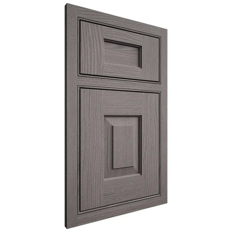 Shiloh Cabinetry Beaded Inset Hamlin White Oak Plain Cut Flagstone Door
