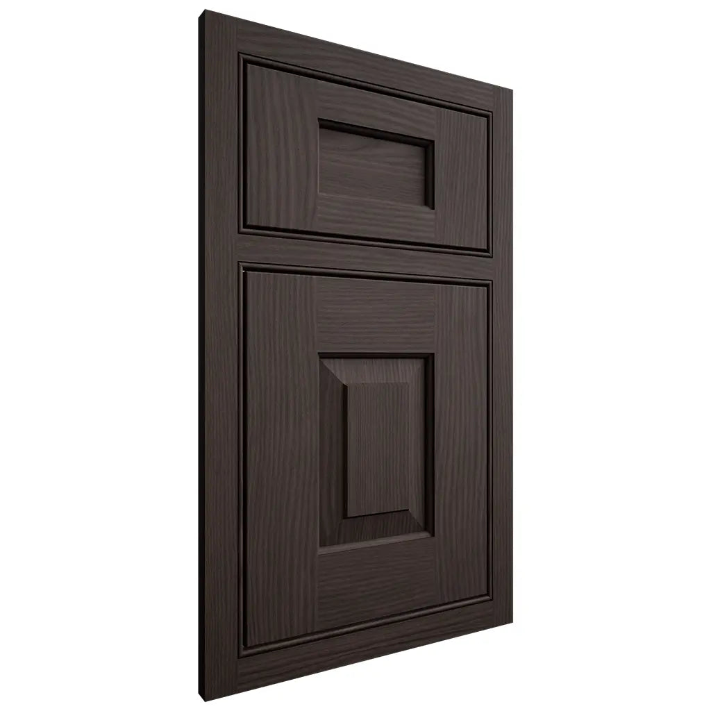 Shiloh Cabinetry Beaded Inset Hamlin White Oak Plain Cut Morel Door