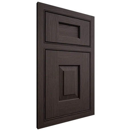 Shiloh Cabinetry Beaded Inset Hamlin White Oak Plain Cut Morel Door