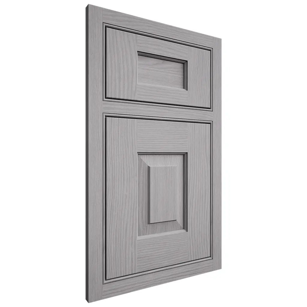 Shiloh Cabinetry Beaded Inset Hamlin White Oak Plain Cut Stratus Door
